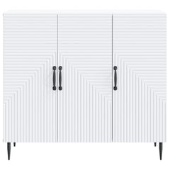 Sideboard 89 x 34.5 x 80 cm Engineered Wood White