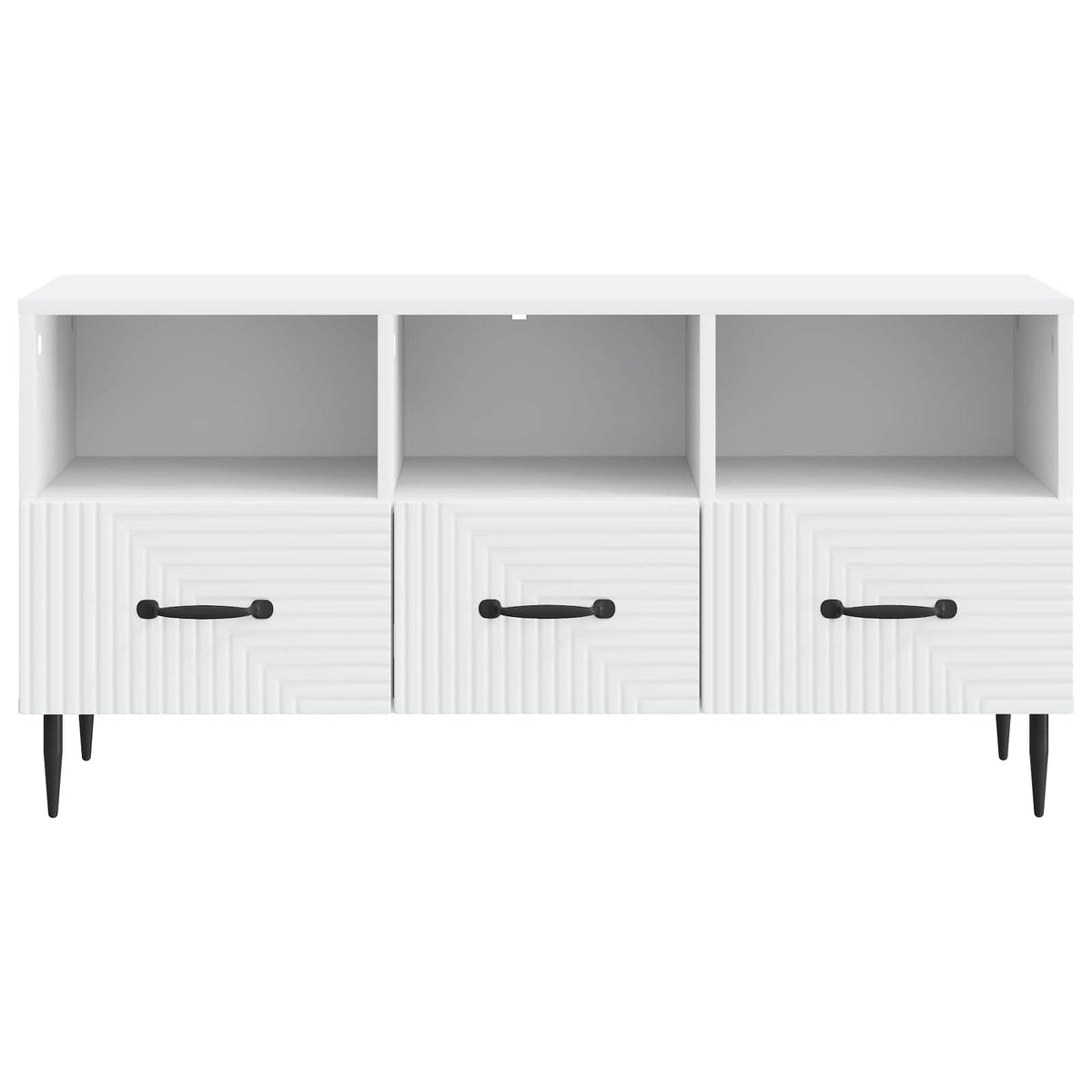 TV Cabinet 102 x 34.5 x 50 cm Engineered Wood White