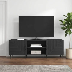 TV Cabinet 150 x 31 x 50 cm Engineered Wood Black