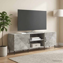 TV Cabinet 150 x 31 x 50 cm Engineered Wood Concrete grey