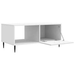 vidaXL Coffee Table White 90 x 50 x 40 cm Engineered Wood 4