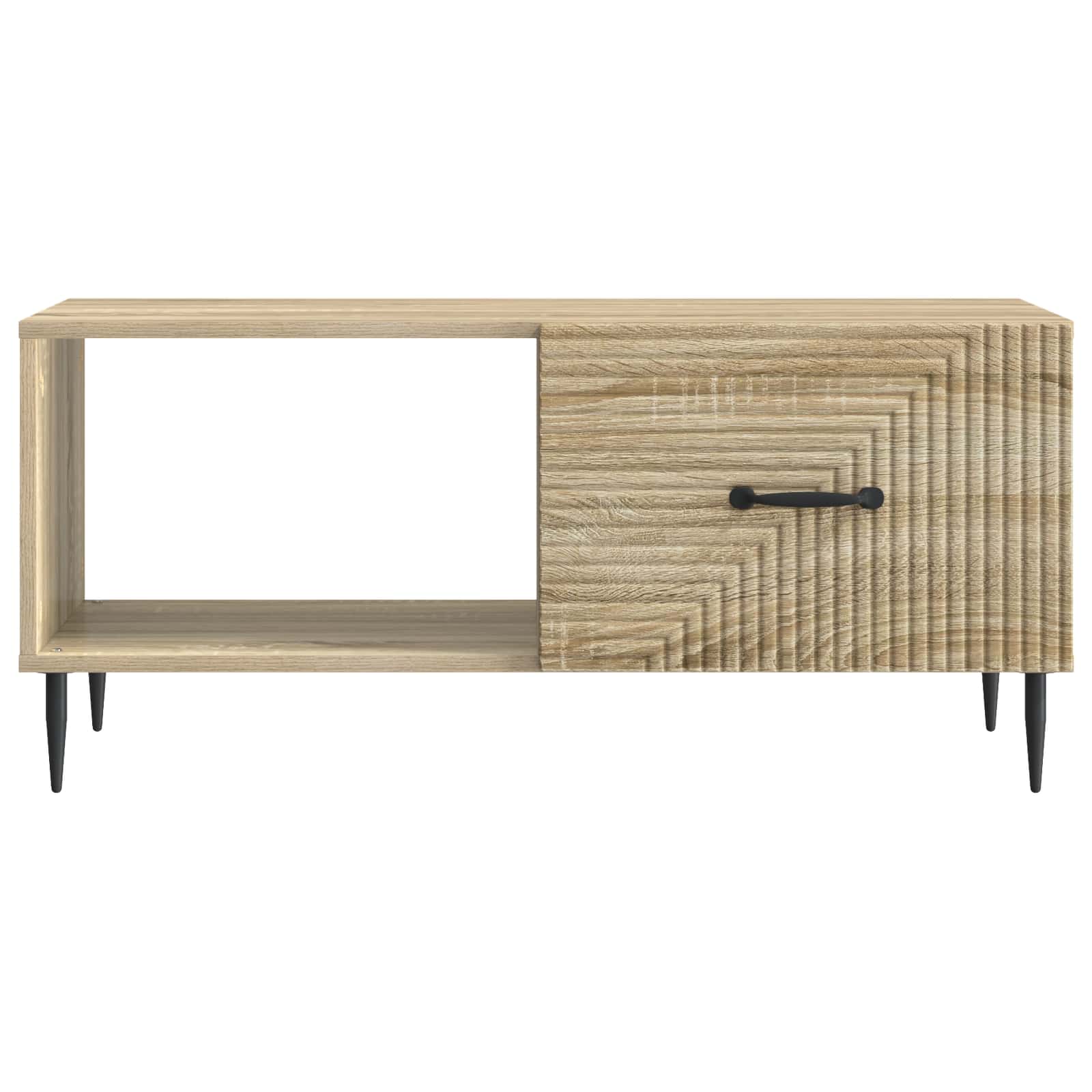 vidaXL Coffee Table Sonoma Oak 90 x 50 x 40 cm Engineered Wood 5