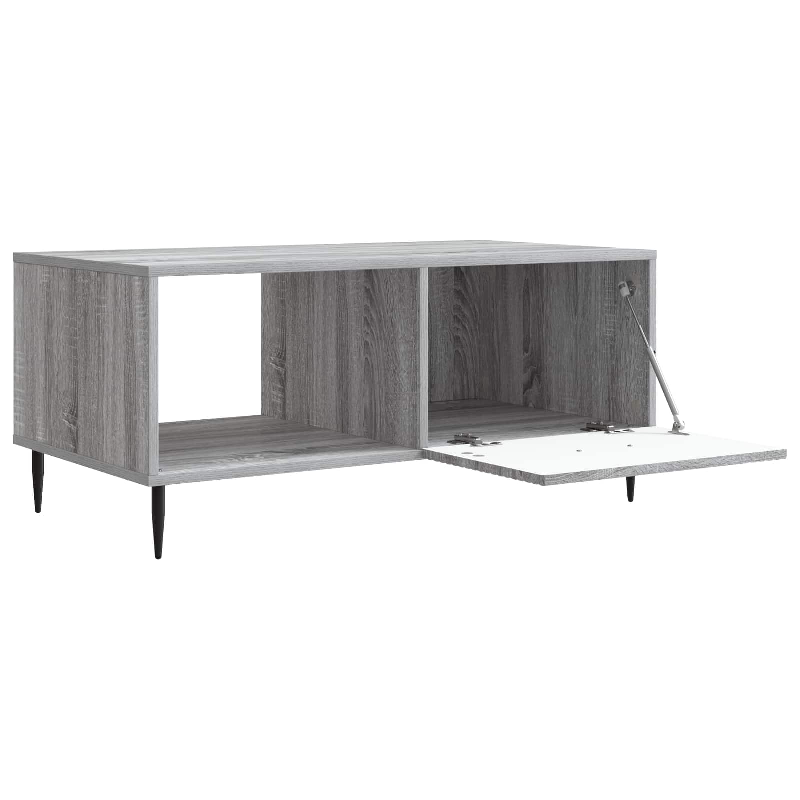 vidaXL Coffee Table Grey Sonoma 90 x 50 x 40 cm Engineered Wood 4