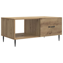 vidaXL Coffee Table Artisan Oak 90 x 50 x 40 cm Engineered Wood 2