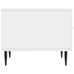 vidaXL Coffee Table High Gloss White 49 x 50 x 40 cm Engineered Wood 6