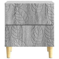 vidaXL Bedside Table 2 pcs Grey Sonoma 43 x 34.5 x 48 cm 6