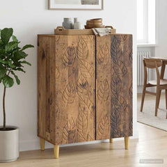 Sideboard 66 x 34.5 x 90 cm Engineered Wood Old wood