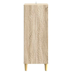vidaXL Sideboard Sonoma Oak 33 x 34.5 x 90 cm Engineered Wood 5