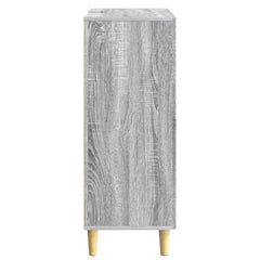vidaXL Sideboard Grey Sonoma 33 x 34.5 x 90 cm Engineered Wood 5