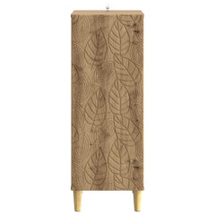 vidaXL Sideboard Artisan Oak 33 x 34.5 x 90 cm Engineered Wood 5