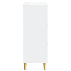 vidaXL Drawer Cabinet White 66 x 34.5 x 90 cm Engineered Wood 6