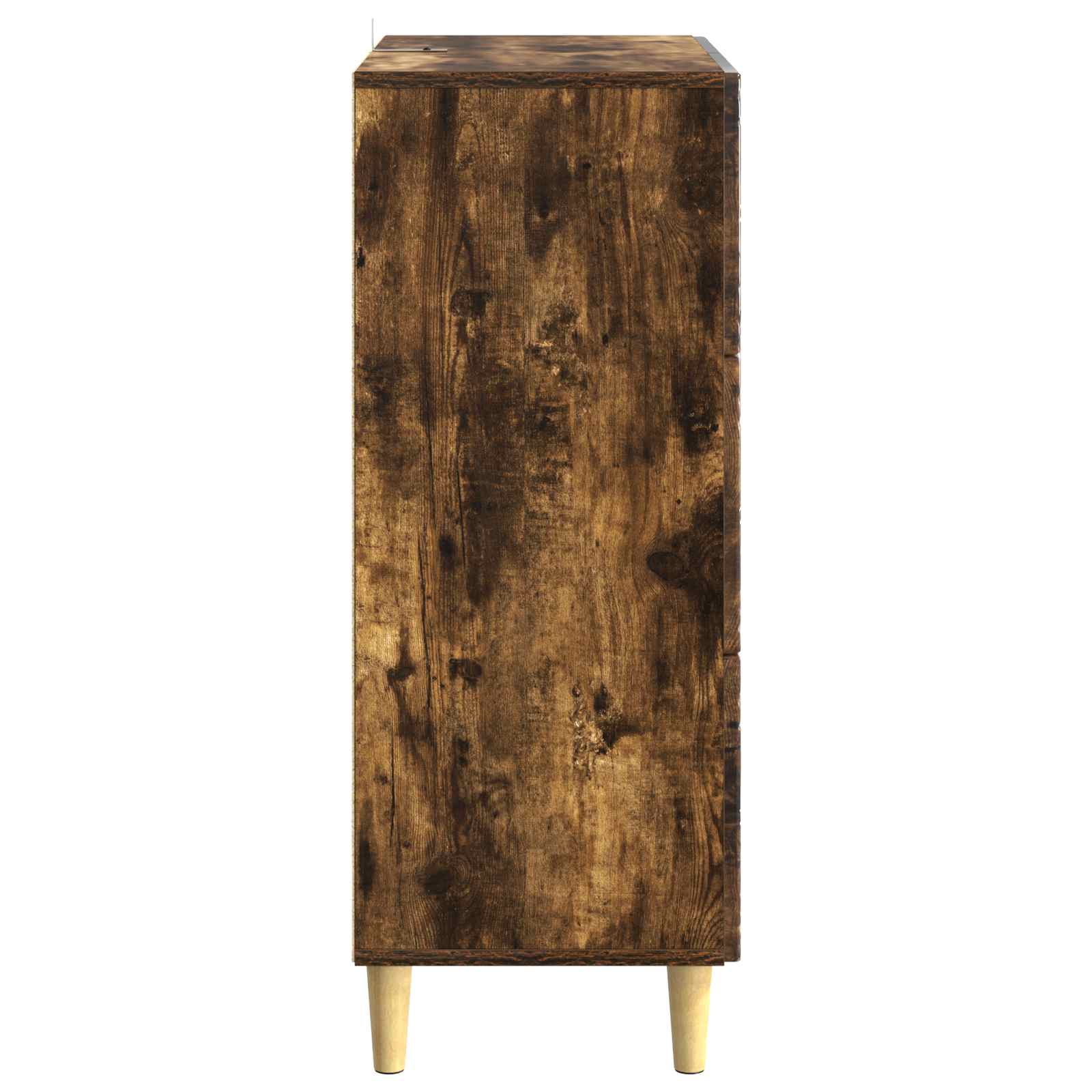 vidaXL Drawer Cabinet Smoked Oak 33 x 34.5 x 90 cm Engineered Wood 6