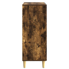 vidaXL Drawer Cabinet Smoked Oak 33 x 34.5 x 90 cm Engineered Wood 6