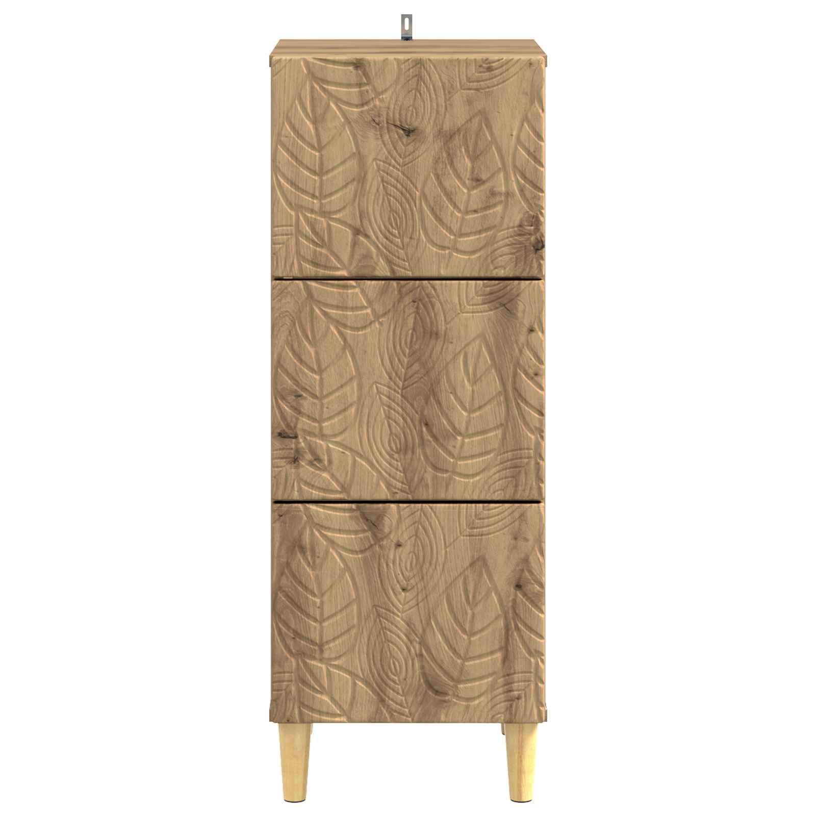 vidaXL Drawer Cabinet 33 x 34.5 x 90 cm Engineered Wood Artisan Oak 5