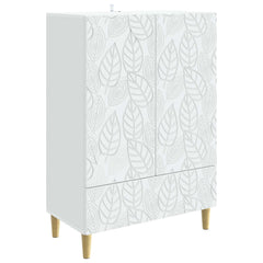 Sideboard 66 x 34.5 x 95 cm Engineered Wood White