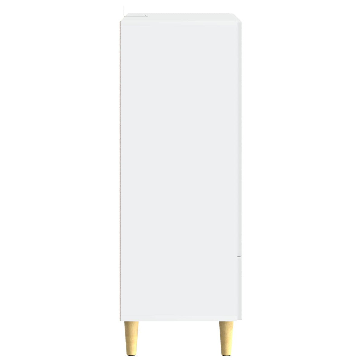 Sideboard 66 x 34.5 x 95 cm Engineered Wood White