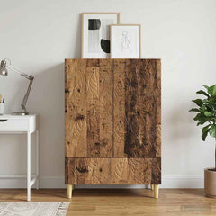 Sideboard 66 x 34.5 x 95 cm Engineered Wood Old wood