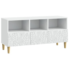 TV Cabinet 102 x 34.5 x 50 cm Engineered Wood White