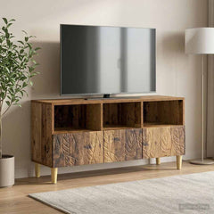 TV Cabinet 102 x 34.5 x 50 cm Engineered Wood Old wood