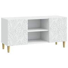 TV Cabinet 102 x 34.5 x 50 cm Engineered Wood White
