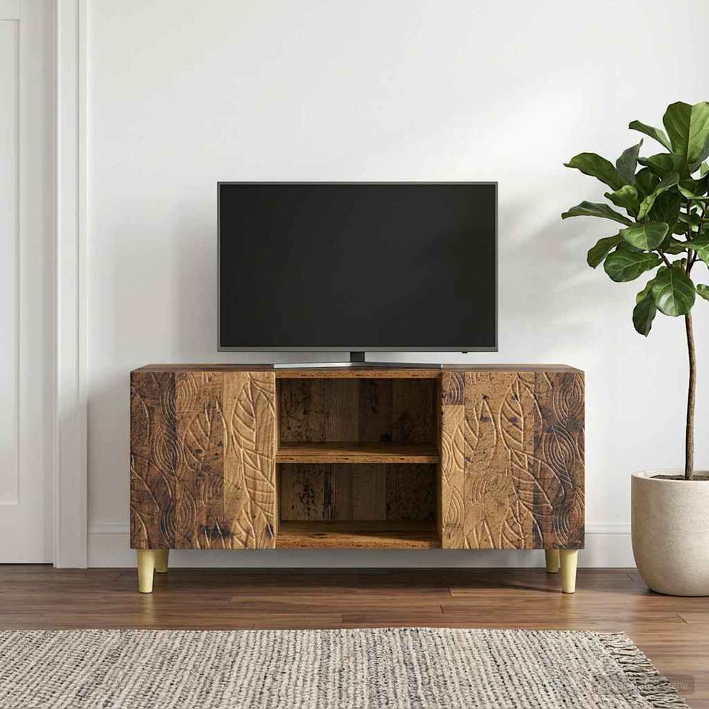 TV Cabinet 102 x 34.5 x 50 cm Engineered Wood Old wood