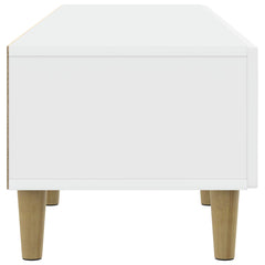 TV Cabinet 147 x 34.5 x 30 cm Engineered Wood White