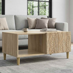 Coffee Table 90 x 50 x 40 cm Engineered Wood Sonoma oak