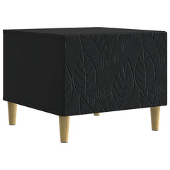 Coffee Table 50 x 49 x 40 cm Engineered Wood Black