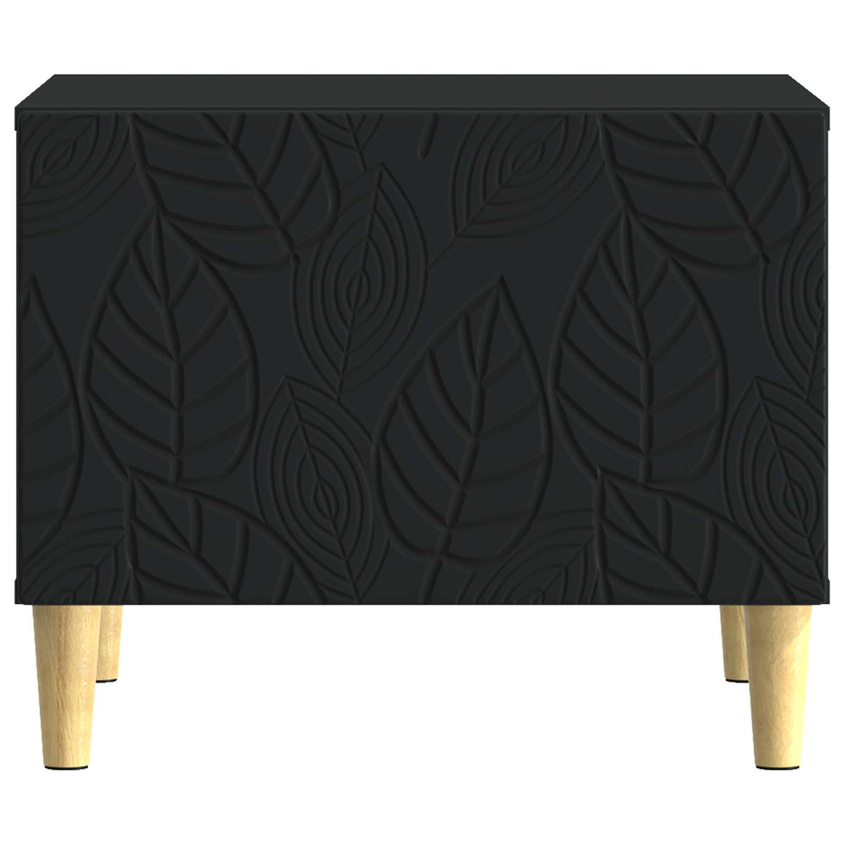 Coffee Table 50 x 49 x 40 cm Engineered Wood Black