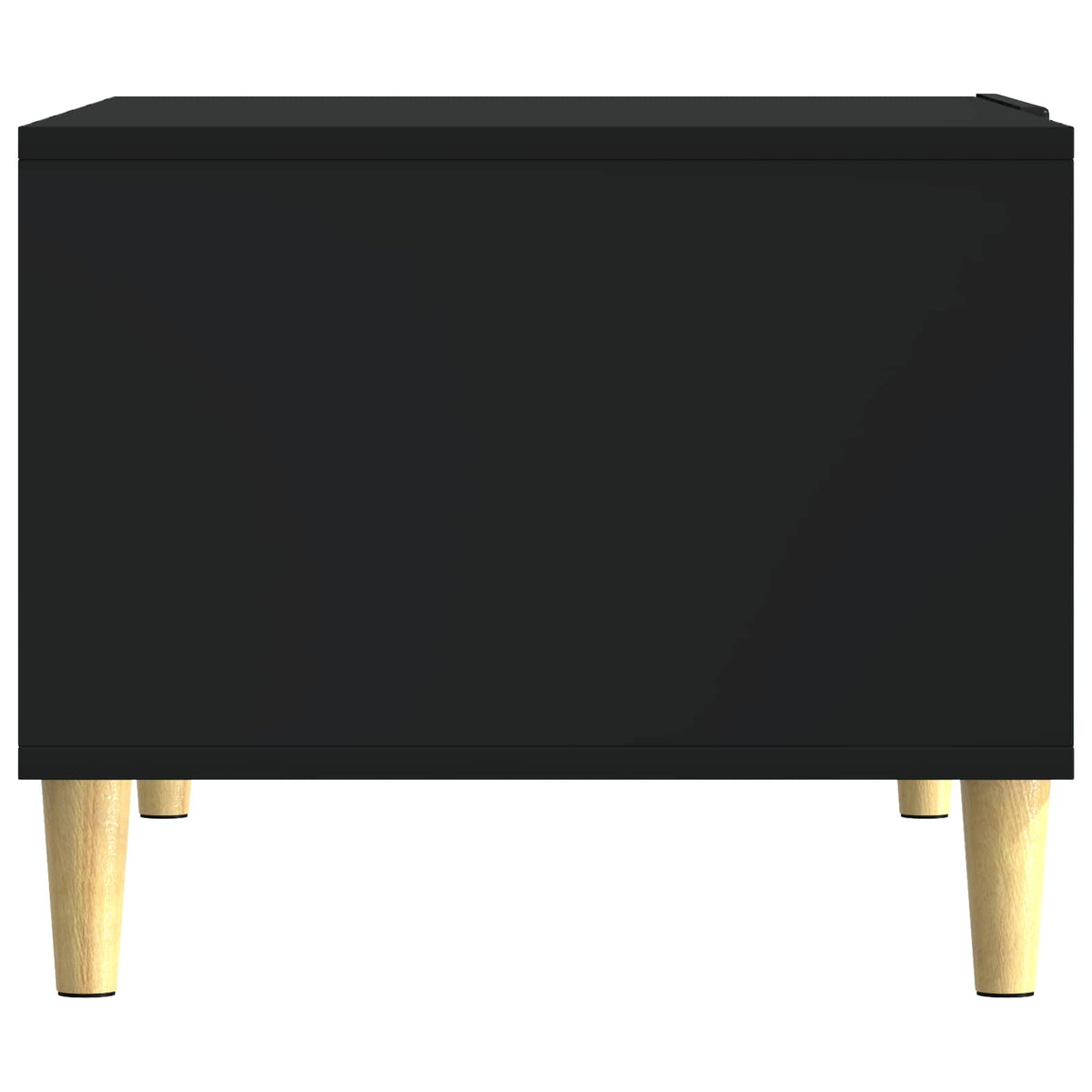 Coffee Table 50 x 49 x 40 cm Engineered Wood Black