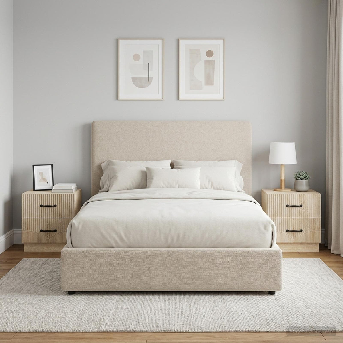 vidaXL Bedside Cabinet 2 pcs Sonoma Oak 43 x 34.5 x 44.5 cm 4