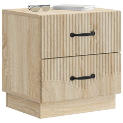vidaXL Bedside Cabinet 2 pcs Sonoma Oak 43 x 34.5 x 44.5 cm 3