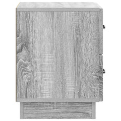 vidaXL Bedside Cabinet Grey Sonoma 43 x 34.5 x 44.5 cm Engineered Wood 6