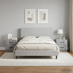 vidaXL Bedside Cabinet 2 pcs Grey Sonoma 43 x 34.5 x 44.5 cm 4