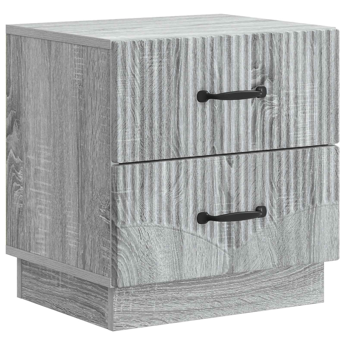 vidaXL Bedside Cabinet 2 pcs Grey Sonoma 43 x 34.5 x 44.5 cm 5