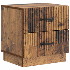 vidaXL Bedside Cabinet 2 pcs Old Wood 43 x 34.5 x 44.5 cm 5