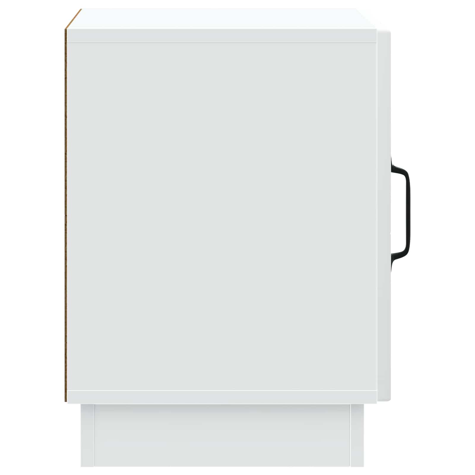 vidaXL Bedside Table White 43 x 34.5 x 47 cm Engineered Wood 6