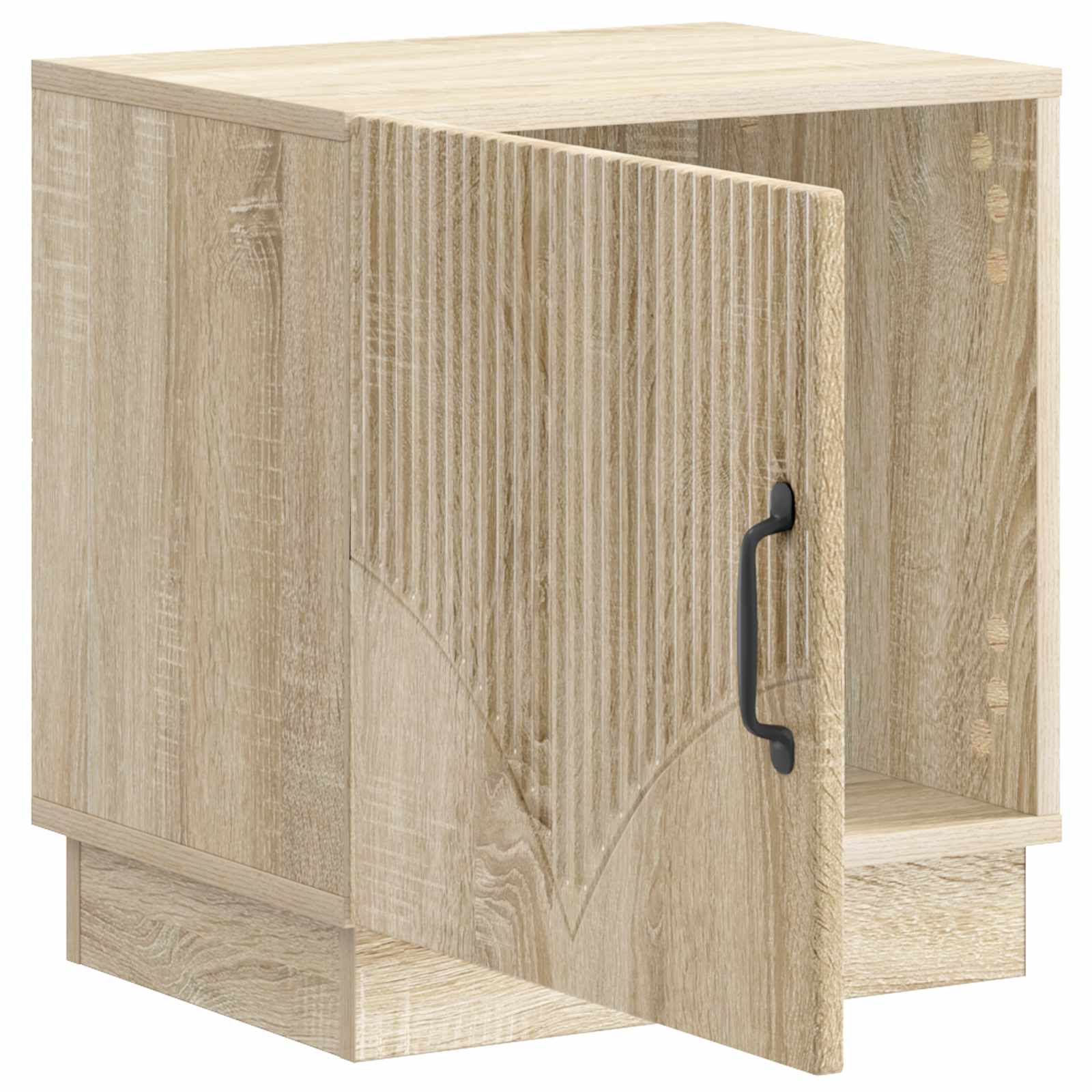 vidaXL Bedside Table Sonoma Oak 43 x 34.5 x 47 cm Engineered Wood 5