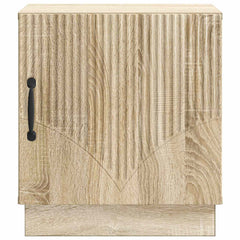vidaXL Bedside Table Sonoma Oak 43 x 34.5 x 47 cm Engineered Wood 6