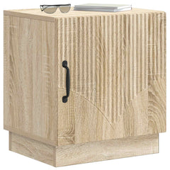 vidaXL Bedside Table Sonoma Oak 43 x 34.5 x 47 cm Engineered Wood 3