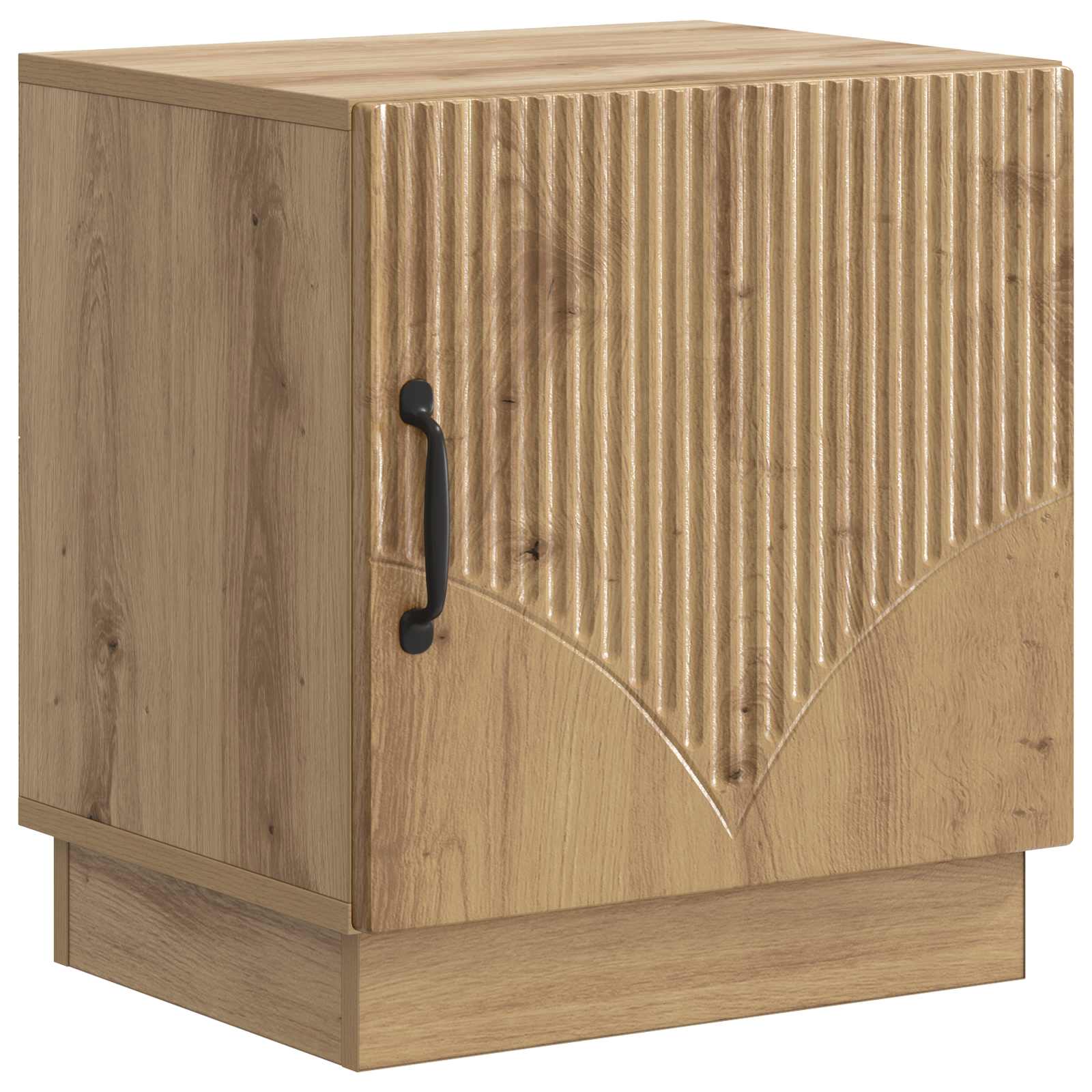 vidaXL Bedside Table Artisian Oak 43 x 34.5 x 47 cm Engineered Wood 2