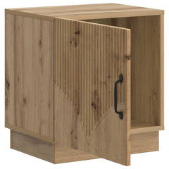 vidaXL Bedside Table Artisian Oak 43 x 34.5 x 47 cm Engineered Wood 4