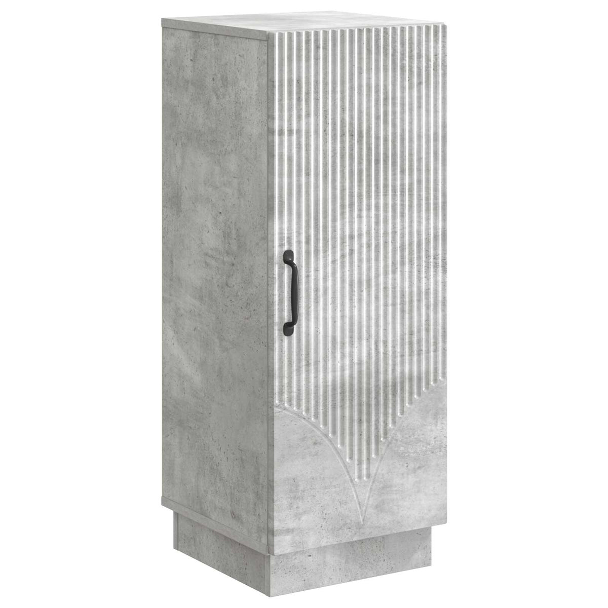 Sideboard 33 x 34.5 x 87 cm Engineered Wood Concrete grey