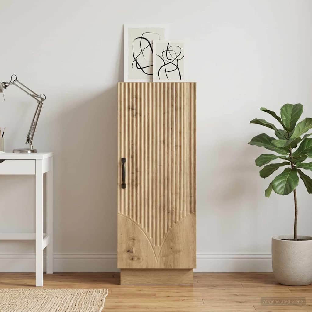 Sideboard 33 x 34.5 x 87 cm Engineered Wood Artisan oak