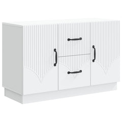 Sideboard 89 x 34.5 x 57 cm Engineered Wood White