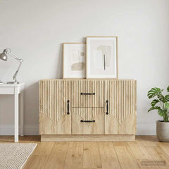 Sideboard 89 x 34.5 x 57 cm Engineered Wood Sonoma oak
