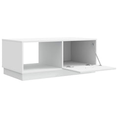 vidaXL Coffee Table White 90 x 50 x 37 cm Engineered Wood 4