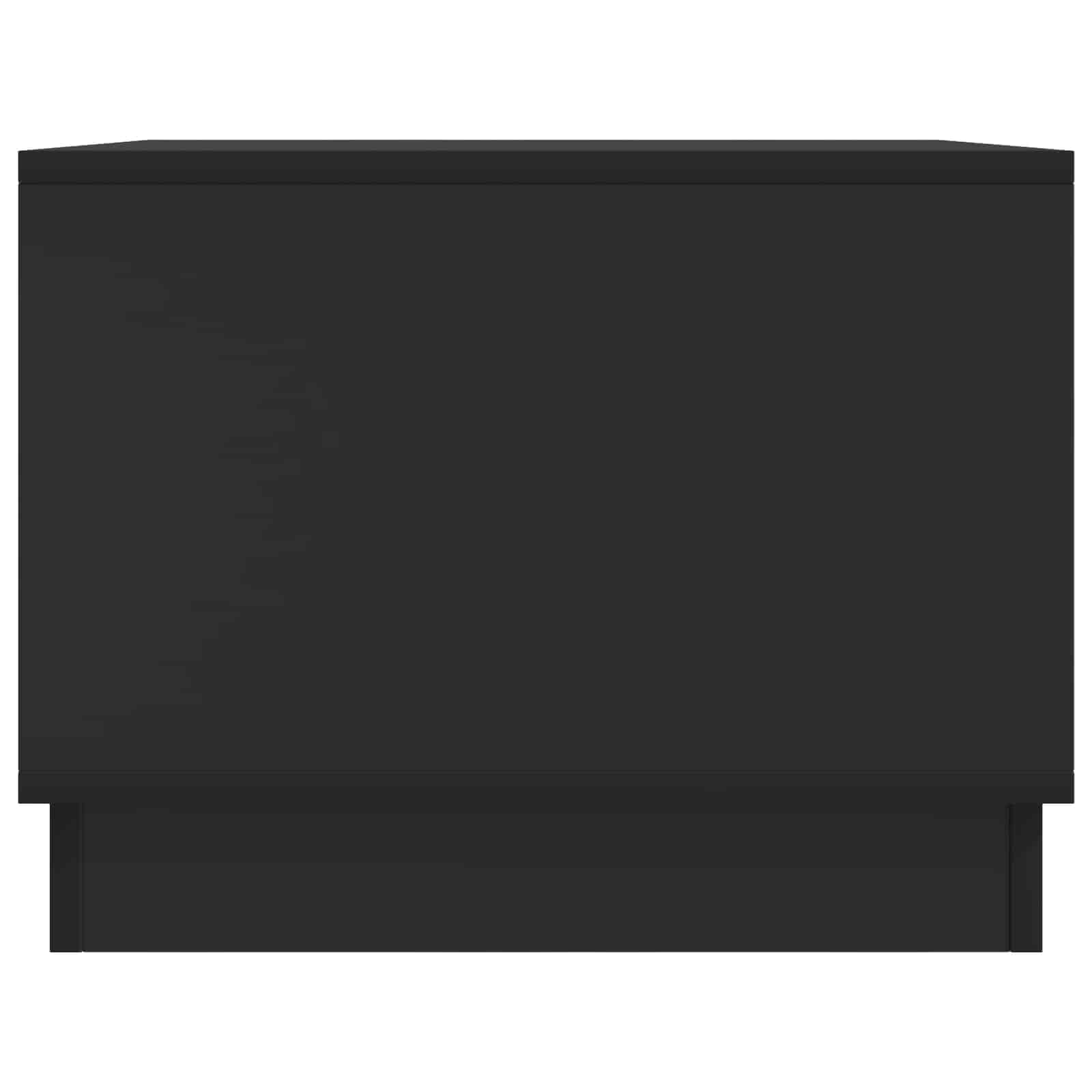 vidaXL Coffee Table Black 90 x 50 x 37 cm Engineered Wood 6
