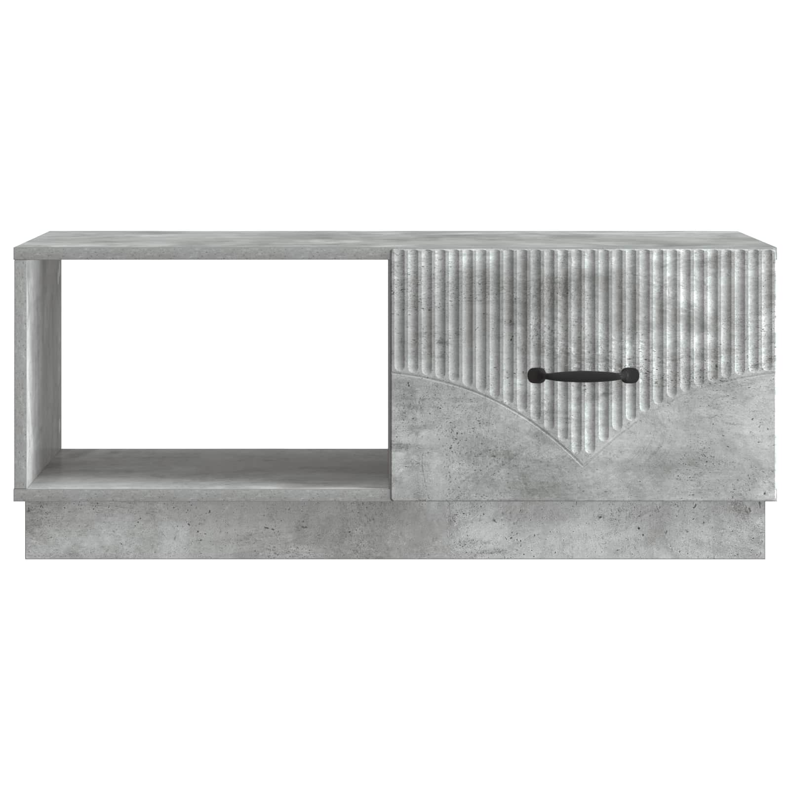 vidaXL Coffee Table Concrete Grey 90 x 50 x 37 cm Engineered Wood 5