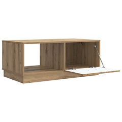 vidaXL Coffee Table Artisan Oak 90 x 50 x 37 cm Engineered Wood 4